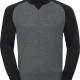 Russell - SWEAT-SHIRT COL ROND AUTHENTIC BASEBALL HOMME - Carbon Melange / Black - 3XL