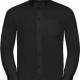 Russell - CHEMISE HOMME MANCHES LONGUES TWILL - Black - S