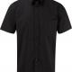 Russell - CHEMISE HOMME MANCHES COURTES TWILL - Black - S