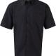 Russell - CHEMISE HOMME MANCHES COURTES OXFORD - Black - 5XL