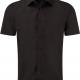 Russell - CHEMISE FITTÉE HOMME MANCHES COURTES - Black - S