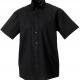 Russell - CHEMISE HOMME MANCHES COURTES NON IRON - CLASSIQUE - Black - S