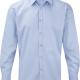 Russell - CHEMISE HOMME MANCHE LONGUES À CHEVRONS - Light Blue - S