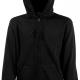 Fruit of the Loom - SWEAT-SHIRT HOMME ZIPPÉ CAPUCHE PREMIUM (62-034-0) - Black - XXL