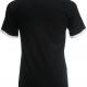 Fruit of the Loom - T-SHIRT RINGER VALUEWEIGHT - Black / White - 3XL