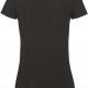 Fruit of the Loom - T-SHIRT FEMME COL V VALUEWEIGHT (61-398-0) - Black - XS