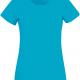 Fruit of the Loom - T-shirt Femme Original-T (Full Cut 61-420-0) - Azur Blue - XS