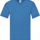 Fruit of the Loom - T-shirt col V Original-T - Azur Blue - 3XL