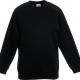 Fruit of the Loom - SWEAT-SHIRT ENFANT MANCHES RAGLAN (62-039-0) - Black - 3/4 ans