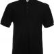 Fruit of the Loom - POLO HEAVY 65/35 - Black - 3XL