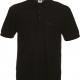 Fruit of the Loom - Polo 65/35 avec poche - Black - 3XL