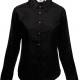 Fruit of the Loom - CHEMISE FEMME MANCHES LONGUES OXFORD (65-002-0) - Black - L