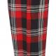 Skinni Fit - Pantalon homme à motif tartan - Red / Navy Check - L