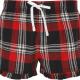 Skinni Fit - Short femme à motif tartan - Red / Navy Check - XXS