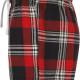 Skinni Fit - Short femme à motif tartan - Red / Navy Check - XXS