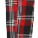 Skinni Fit - Pantalon femme à motif tartan - Red / Navy Check - XXS