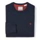 Timberland - Pull coton bio col rond williams river - Dark Sapphire - S