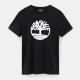 Timberland - T-SHIRT BIO BRAND TREE - Black - S