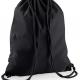 Westford Mill - Sac de Gym en coton - Black / Black - One Size