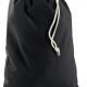 Westford Mill - Sac coton cordelettes - Black - M