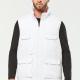 WK. Designed To Work - Gilet polycoton multipoches rembourré unisexe - Beige - XS