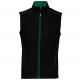 WK. Designed To Work - Gilet DayToDay homme - Black / Kelly Green - 3XL