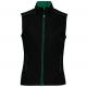 WK. Designed To Work - Gilet DayToDay femme - Black / Kelly Green - XS