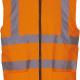 Yoko - Bodywarmer réversible haute visibilité - Hi Vis Orange - 3XL