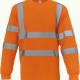 Yoko - T-shirt haute visibilité manches longues - Hi Vis Orange - 3XL