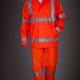 Yoko - Veste de pluie respirante Hi-Vis Soft Flex - Hi Vis Orange - S