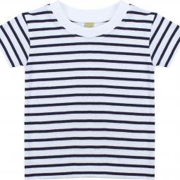 White / Oxford Navy - 0/6M