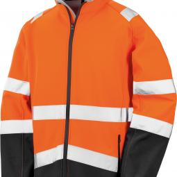 Fluorescent Orange / Black - 3XL