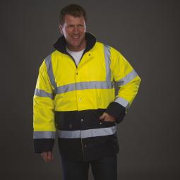 Hi Vis Orange / Navy - 3XL